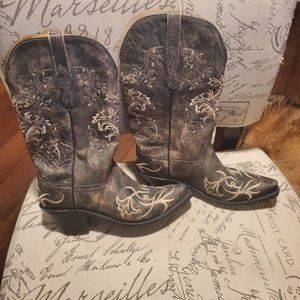 Womens Old West Cowboy Boots